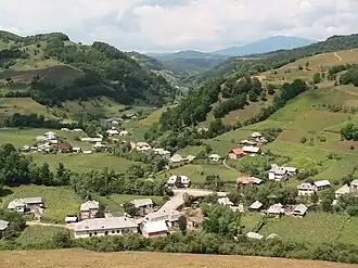 View of Agrieș village