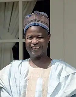 Ahidjo during a visit to the United States in July 1982, four months before his resignation