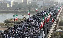 Pro-government rally in Ahvaz, 3 January 2018