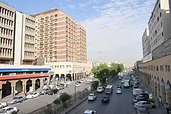 KAHC (Clockwise from bottom-right: Riyadh Water Tower and al-Watan Park, the Palm Oasis)