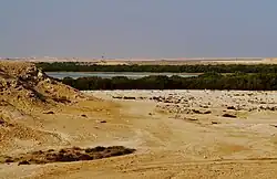 Far view of Ras Matbakh from Al Khor Island