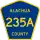 County Road 235A marker