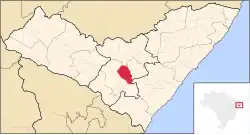 Location of Arapiraca in the State of Alagoas