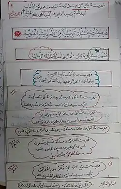 Q&A of Ta'weeli Bayaanaat