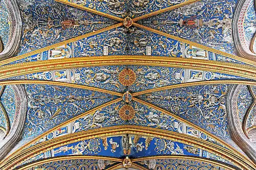 Renaissance rinceaux in the Cathedral Basilica of Saint Cecilia, Albi, France, unknown painter, c.1480