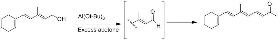 An Oppenauer oxidation of aldehyde