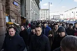 Navalny in Moscow, 26 March 2017