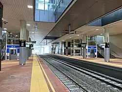 Alkimos station platforms