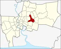 Khet location in Bangkok