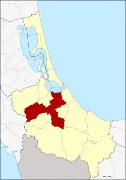 District location in Songkhla province