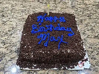 An ice cream cake from Carvel in Boca Raton, Florida