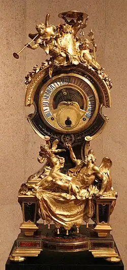 Astronomical clock by André-Charles Boulle and Jacques Thuret, Paris, 1712