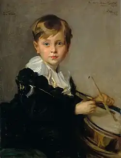 His eldest son, Henri, 1911