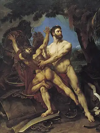 Hercules and Diomedes by Antoine-Jean Gros