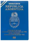 Argentine travel document for Stateless people (this is separate to the "Exceptional passport", which is the same for citizens)