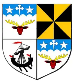 Arms of MacTavish Clan Chief Steven Edward Dugald MacTavish of Dunardry