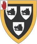 The coat of arms of the Powell baronets.
