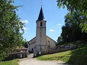 The church in Aroffe