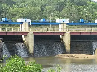 Aruvikara Dam (closer view)