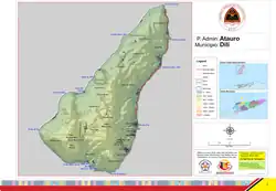 Official map (when Atauro was still an administrative post)