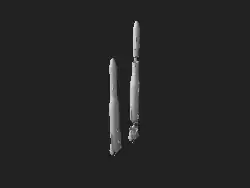 Interactive 3D model of Atlas Agena B