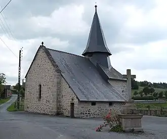 The church of Saint-Pierre, in Augne