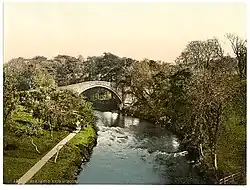 "Auld Brig O'Doon, Ayr, Scotland", c. 1890 – 1900.
