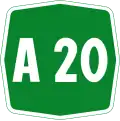 Autostrada A20 shield}}