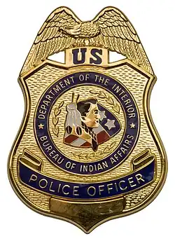 BIA Police badge