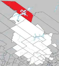 Location within Matawinie RCM.