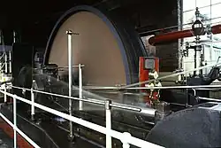Bancroft Mill Engine running without load on 50&nbsp;psi