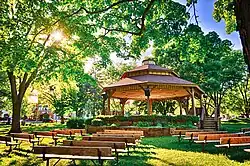 Franklin Else Bandstand in Commons Park