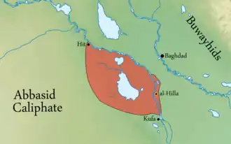 Emirate of Banu Mazyad c. 1086
