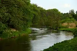 Łyna River in Bartoszyce