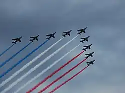 France, The Patrouille de France during the Bastille Day Military Parade (2007)