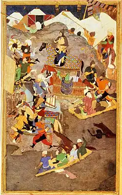 Battle on the River Oxus