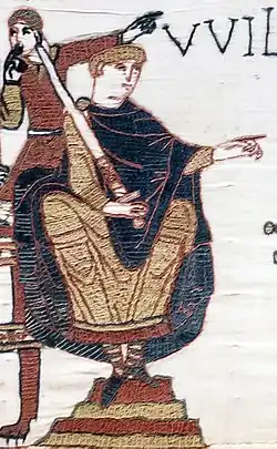 William the Conqueror depicted at the Brief Abridgement of the Chronicles of England, by Matthew Paris.