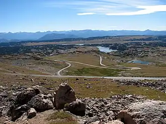 Switchbacks on Beartooth Highway