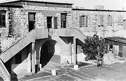 Ottoman Saray building used by Yiftach Brigade as company barracks, 1948