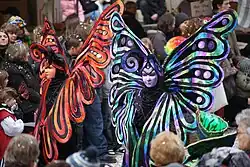 Participants in the Bernese Carnival 2010