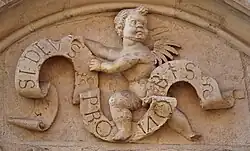 Hôtel de Bernuy (on the street): SI DEUS PRO NOBIS