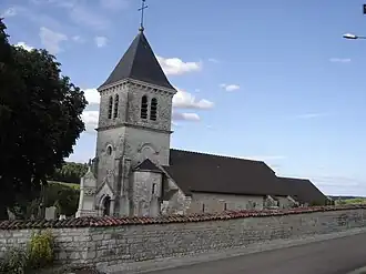 The church in Bertignolles