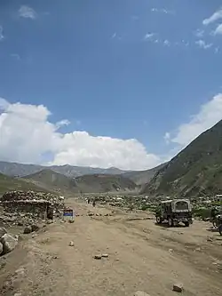 Police checkpoint at Besal