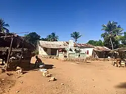 Monument or Tsangambato at the center of commune Betsako