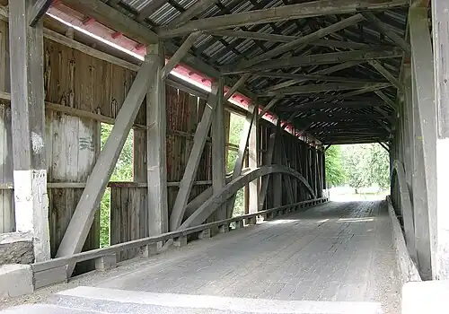 Inside of damaged west side (2006)