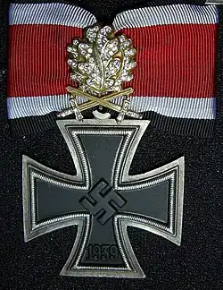 With Golden Oak Leaves, Swords, and Diamonds