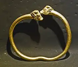 Jewelry worn by the princess in the sarcophagus.