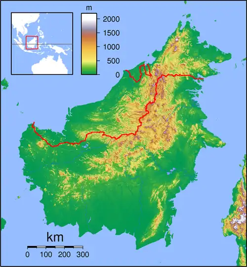 Ambalat is located in Borneo