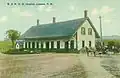 B. & M. R. R. depot in 1911