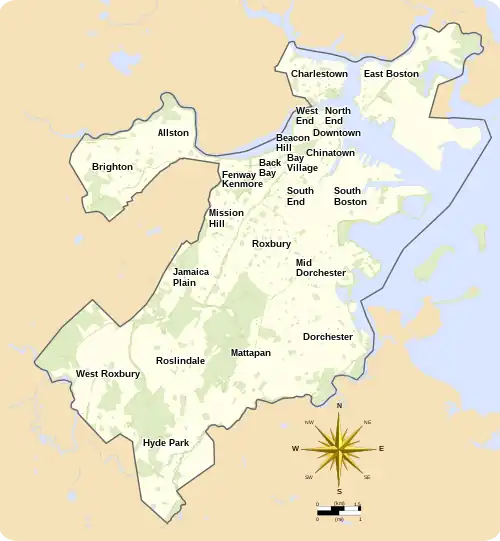 West Roxbury is a neighborhood located in the southwest corner of the city of Boston.
